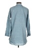 J.Crew Blue 3/4 Sleeve Button-Down Shirt Size S - photo 2