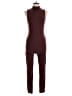 Shein Solid Burgundy Jumpsuit Size L - photo 1