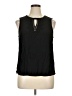 Pale Sky 100% Rayon Black Sleeveless Blouse Size XL - photo 1