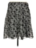 Alfani 100% Polyester Print Black Casual Skirt Size L - photo 2