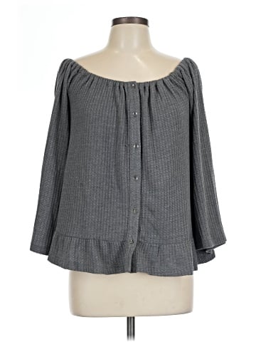 Blushing Heart 3/4 Sleeve Blouse (view 1)