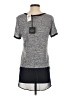Bobeau Gray Short Sleeve Top Size S - photo 2