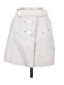 Acler 100% Polyester Solid Ivory Casual Skirt Size 6 - photo 1