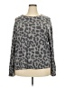 Time and Tru Animal Print Gray Pullover Sweater Size XXL - photo 1