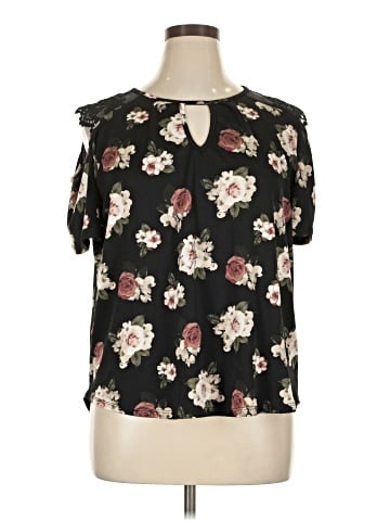 J for Justify Short Sleeve Blouse (view 1)