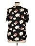 J for Justify Black Short Sleeve Blouse Size XL - photo 2