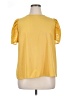 Skue Yellow Short Sleeve Top Size 0Xl - photo 1