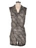 Hei Hei 100% Rayon Tweed Gray Romper Size S - photo 1
