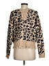 Assorted Brands 100% Acrylic Animal Print Tan Pullover Sweater Size M - photo 2