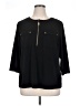 T Tahari Black 3/4 Sleeve Blouse Size 1X - photo 1