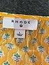 Rhode 100% Rayon Yellow Long Sleeve Blouse Size L - photo 6
