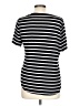 Gap Stripes Black Short Sleeve Top Size L - photo 2