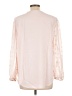 Unbranded Pink Long Sleeve Blouse Size L - photo 2