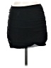 Shein Solid Black Casual Skirt Size 4 - photo 1