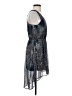 My Beloved... 100% Polyester Paisley Blue Cocktail Dress Size S - photo 4