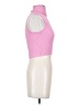 Zara Solid Pink Sleeveless Top Size S - photo 4