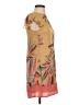 Miss Selfridge 100% Polyester Print Tan Casual Dress Size 6 - photo 4