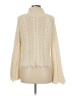 Neely 100% Acrylic Ivory Turtleneck Sweater Size M - photo 2