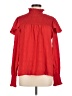 Shein 100% Polyester Red Long Sleeve Blouse Size 6 - photo 1