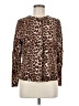 Torrid 100% Cotton Animal Print Brown Cardigan Size Med Plus (00) - photo 1