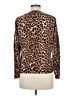 Torrid 100% Cotton Animal Print Brown Cardigan Size Med Plus (00) - photo 2