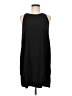 Lila Rose 100% Polyester Solid Black Casual Dress Size 8 - photo 1