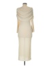 Unbranded 100% Polyester Ivory Casual Dress Size M - photo 2