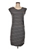 Athleta Stripes Gray Casual Dress Size M - photo 1