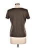 Elementz Brown Short Sleeve Top Size L - photo 2