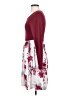 Unbranded Floral Burgundy Casual Dress Size XS - photo 5