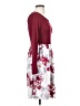 Unbranded Floral Burgundy Casual Dress Size XS - photo 4