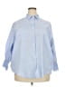 Unbranded Blue 3/4 Sleeve Button-Down Shirt Size 4X - photo 1