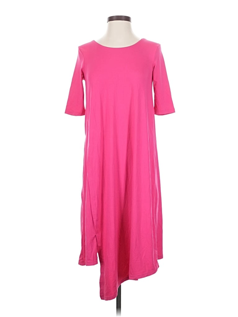 Pre-owned Cuddl Duds Casual Dress In Pink