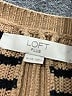 Ann Taylor LOFT 100% Polyester Stripes Tan Pullover Sweater Size 15 - 18 - photo 7