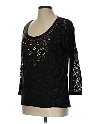 Miss Me 3/4 Sleeve Top (view 2)