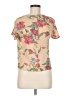 Unbranded Floral Tan Short Sleeve Blouse Size M (estimated) - photo 1