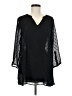 Maurices 100% Polyester Black 3/4 Sleeve Blouse Size L - photo 1