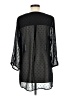 Maurices 100% Polyester Black 3/4 Sleeve Blouse Size L - photo 2