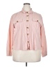 Maurices Color Block Pink Long Sleeve Button-Down Shirt Size 20 (estimated) - photo 1
