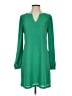 Tinley Road 100% Polyester Solid Green Casual Dress Size S - photo 1