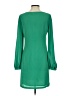 Tinley Road 100% Polyester Solid Green Casual Dress Size S - photo 2