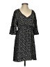 Express 100% Polyester Polka Dots Black Casual Dress Size XS - photo 1