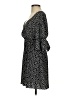 Express 100% Polyester Polka Dots Black Casual Dress Size XS - photo 5