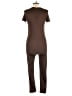 Shein Solid Brown Jumpsuit Size L - photo 2