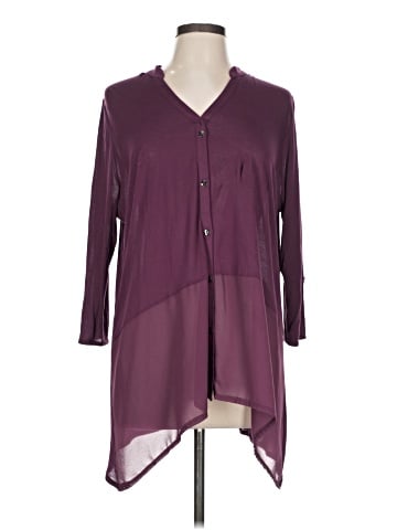 August Silk 3/4 Sleeve Blouse (view 1)