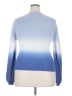 She + Sky Color Block Blue Pullover Sweater Size XXL (estimated) - photo 2