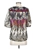 Takara Silver 3/4 Sleeve Blouse Size S - photo 2