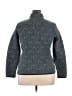 Old Navy 100% Polyester Argyle Teal Jacket Size 18 - photo 2