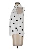 Ann Taylor LOFT Outlet 100% Polyester Polka Dots White Sleeveless Blouse Size XXS - photo 5