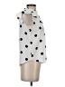 Ann Taylor LOFT Outlet 100% Polyester Polka Dots White Sleeveless Blouse Size XXS - photo 4